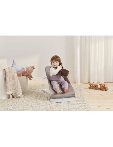 Babybjorn Leżaczek Bliss Woven Sand Grey
