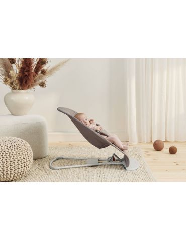 Babybjorn Leżaczek Bliss Woven Sand Grey