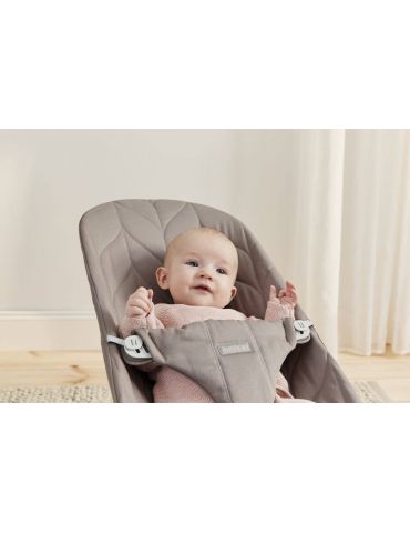 Babybjorn Leżaczek Bliss Woven Sand Grey
