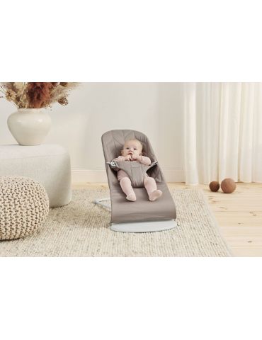 Babybjorn Leżaczek Bliss Woven Sand Grey