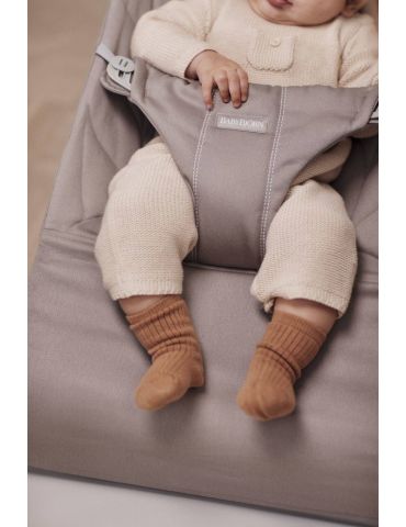 Babybjorn Leżaczek Bliss Woven Sand Grey