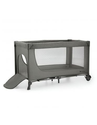 Kinderkraft Łóżeczko turystyczne Joy 2 z akcesoriami ciemnoszare