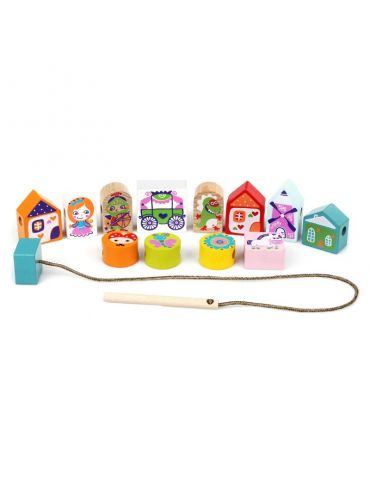 Cubika Nawlekanka drewniana Księżniczki