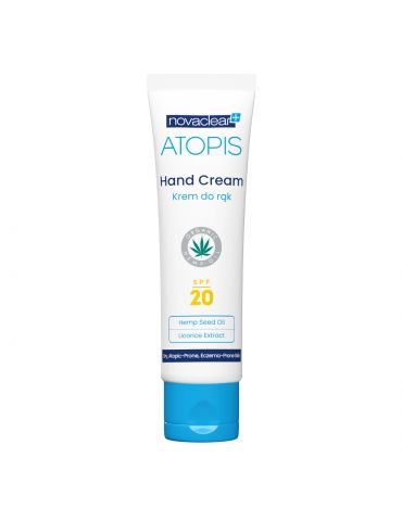 Atopis krem do rąk z organicznym olejem konopnym SPF20 50 ml Atopis krem do rąk z organicznym olejem konopnym SPF20 50 ml