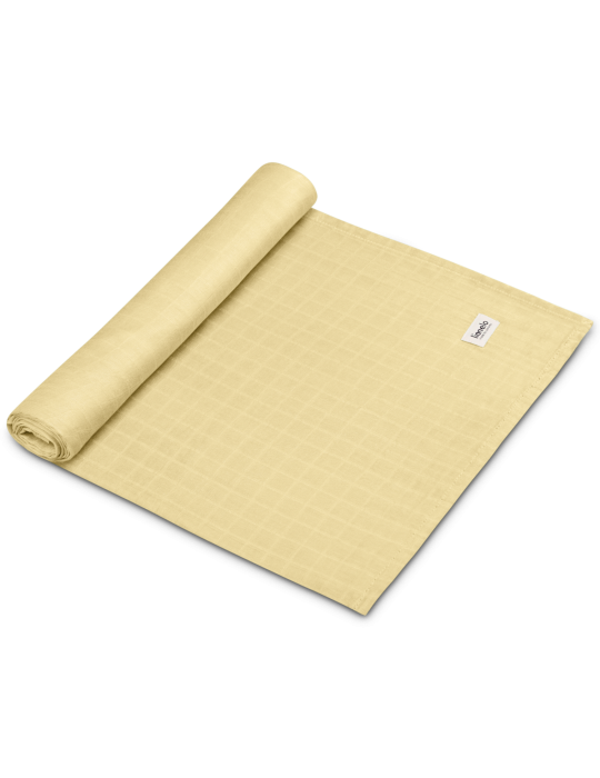 Lionelo Otulacz bambusowy dla dziecka 120x120 Yellow lemon