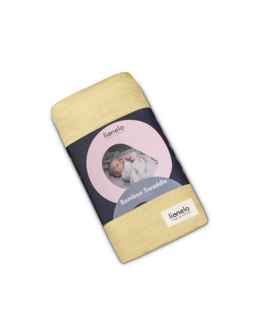 Lionelo Otulacz bambusowy dla dziecka 120x120 Yellow lemon