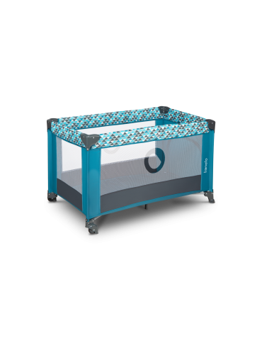 Lionelo Łóżeczko turystyczne Stefi Green Turquoise