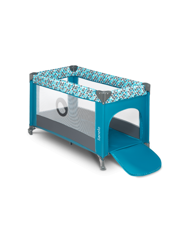 Lionelo Łóżeczko turystyczne Stefi Green Turquoise