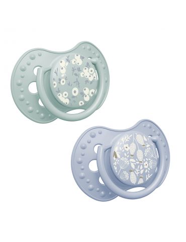 Lovi Smoczek silikonowy dynamiczny 0-3m Blosson blue