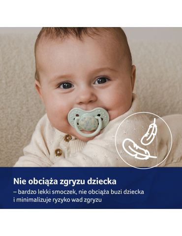 Lovi Smoczek silikonowy dynamiczny 18m+ Blosson blue