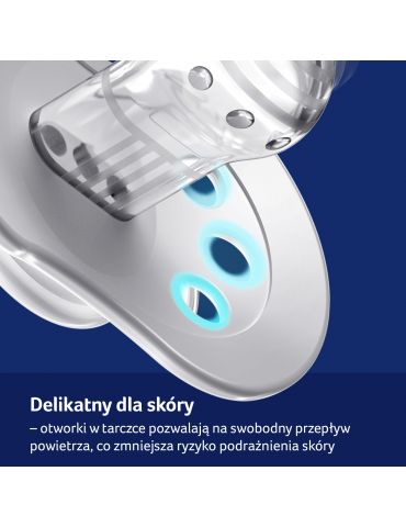 Lovi Smoczek silikonowy dynamiczny 18m+ Blosson blue