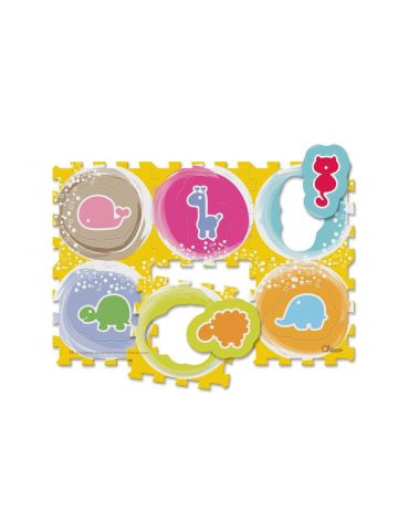 Mata puzzle piankowe ZWIERZĘTA Chicco