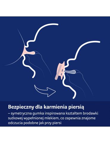 Lovi Smoczek silikonowy dynamiczny 18m+ Blosson ivory