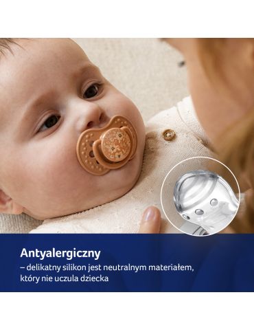 Lovi Smoczek silikonowy dynamiczny 3-6m Blosson blue