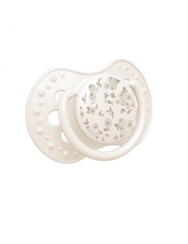 Lovi Smoczek silikonowy dynamiczny 6-18m Blosson ivory