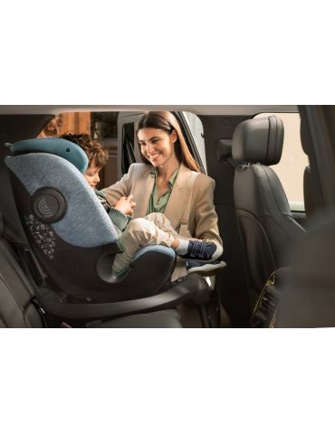 Chicco Bi-Seat Air i-size Fotelik samochodowy z baza full 360 Teal blue