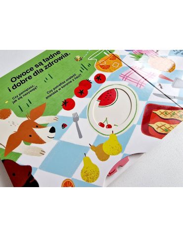 Książeczka Owoce.Akademia mądrego dziecka. Moja książeczka z okienkami HarperCollins