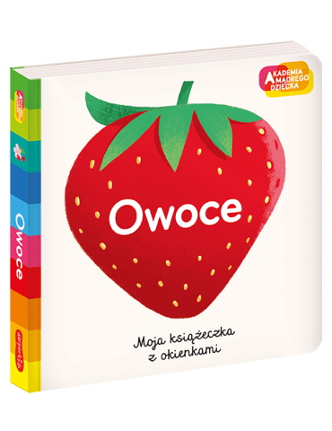 Książeczka Owoce.Akademia mądrego dziecka. Moja książeczka z okienkami HarperCollins
