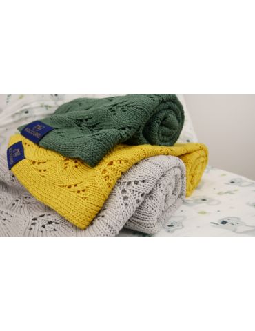 Bocioland kocyk bambusowo-bawełniany Milano 80/100 miodowy Bocioland kocyk bambusowo-bawełniany Milano 80/100 miodowy