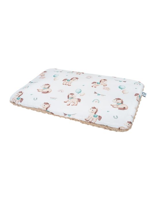 Bonjour Cherie Poduszka średnia 30/40 Koniki Minky Beige