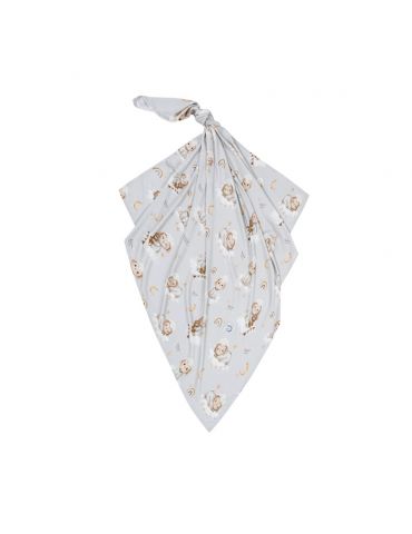 Bonjour Cherie Otulacz bambusowy 100x110cm Owieczki