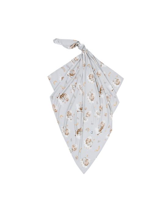 Bonjour Cherie Otulacz bambusowy 100x110cm Owieczki