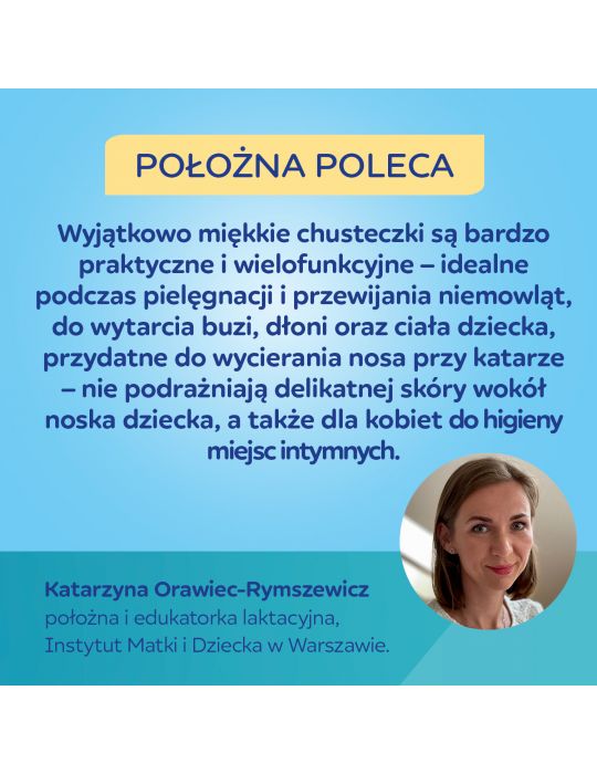 Canpol Babies Suche chusteczki bambusowe dla niemowląt i dzieci 100 szt.