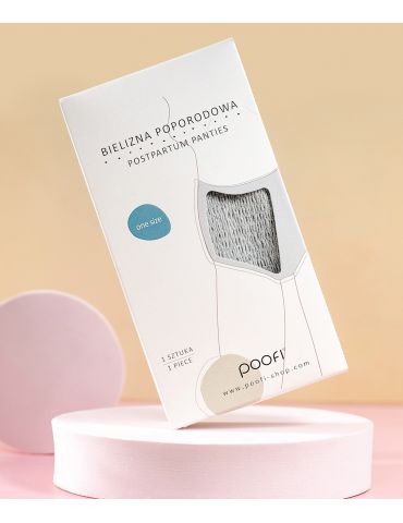 Poofi Bielizna poporodowa szara One size