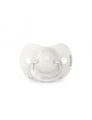 Suavinex smoczek fizjologiczny silikonowy Sx Pro Walk in the park 0-6m+ 2 szt. szary