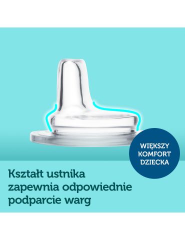 Canpol Babies Kubek treningowy EasyStart 120 ml Exotic animals niebieski