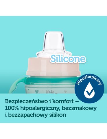 Canpol Babies Kubek treningowy EasyStart 120 ml Exotic animals niebieski