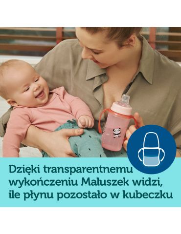 Canpol Babies Kubek treningowy EasyStart 120 ml Exotic animals niebieski