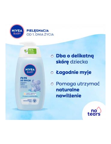 Nivea Baby Płyn do mycia Łagodna kąpiel 450 ml