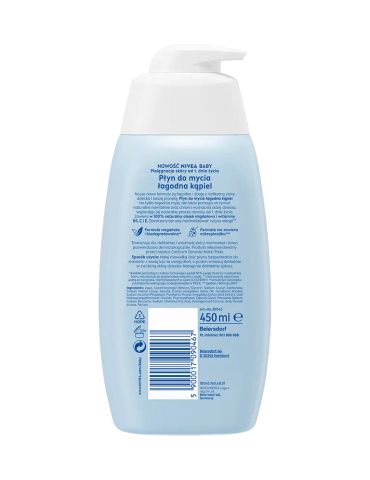 Nivea Baby Płyn do mycia Łagodna kąpiel 450 ml