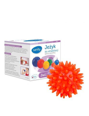 Sanity Jeżyk do rehabilitacji 5,5cm pomarańczowy