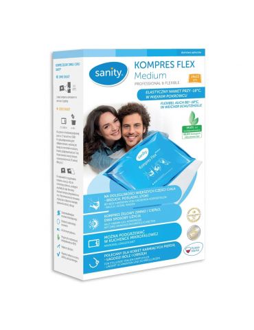 Sanity Kompres żelowy Flex Medium 19x22cm