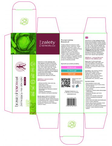 Brassicol Żel kojący na siniaki i obrzęki Seniorcool 100ml