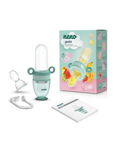 Neno Gusto Smoczek do owoców z łyżeczką Neno Gusto Smoczek do owoców z łyżeczką