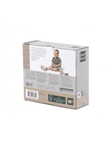 Label label Samochodzik drewniany nugatowy