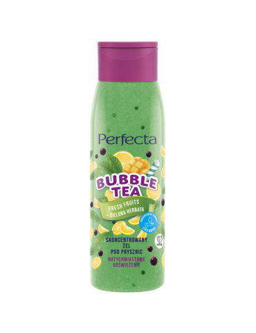 Perfecta Skoncentrowany żel pod prysznic Fresh fruits + zielona herbata Bubble Tea 400ml