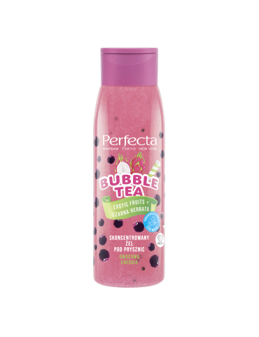 Perfecta Skoncentrowany żel pod prysznic Exotic fruits + czarna herbata Bubble Tea 400ml