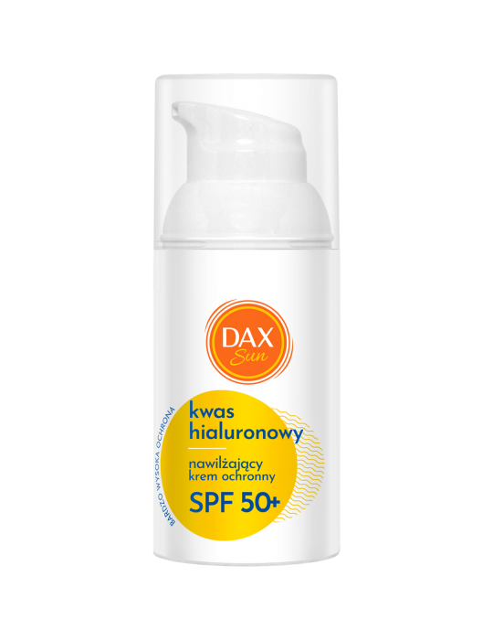 Dax Sun Krem ochronny do twarzy z kwasem hialuronowym SPF 50+