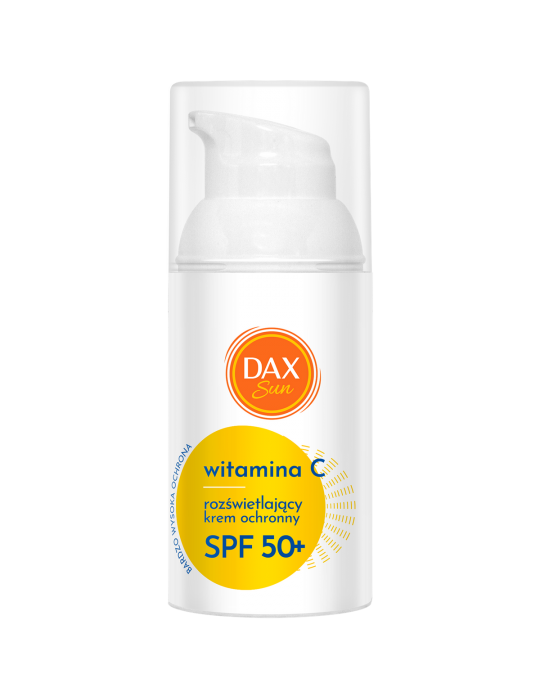 Dax Sun Krem ochronny z witaminą C rozświetlający SPF 50+
