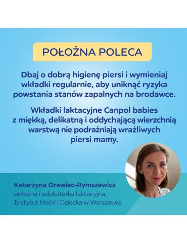 Canpol babies Oddychające ultrachłonne Wkładki laktacyjne 3D 60 szt. czarne