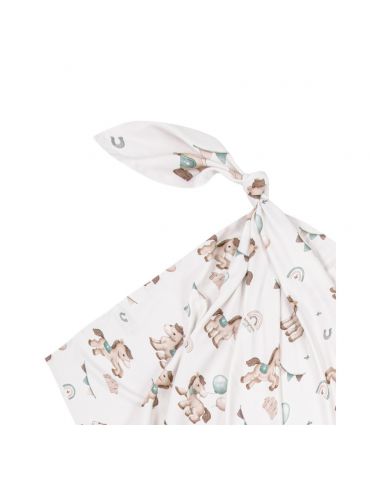 Bonjour Cherie otulacz bambusowy 70x70cm Koniki