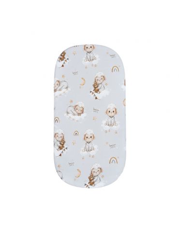 Bonjour Cherie Prześcieradło bambusowe do dostawki 50/90 Owieczki