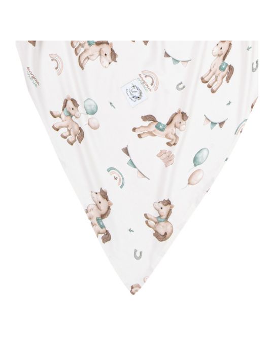 Bonjour Cherie Otulacz bambusowy 100x110cm Koniki