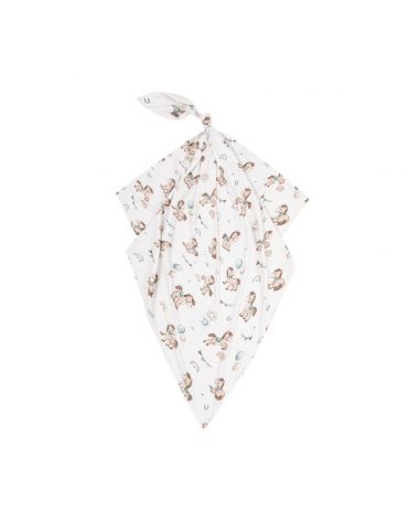 Bonjour Cherie Otulacz bambusowy 100x110cm Koniki