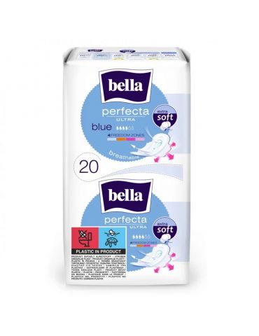 Bella Podpaski higieniczne Perfecta Ultra Blue Duopack 20 szt.