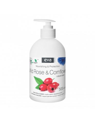 Eva Mydło w płynie Dzika róża i chaber 500 ml
